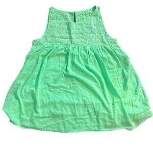 J. Crew Lime Green Sleeveless Blouse Women’s Small